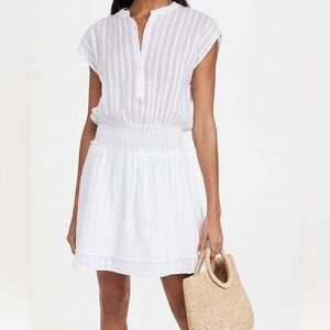 Rails Angelina Dress Dune Stripe Size S Cotton Dress